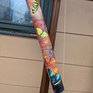 Colorful Butterfly Painted Rain Chain